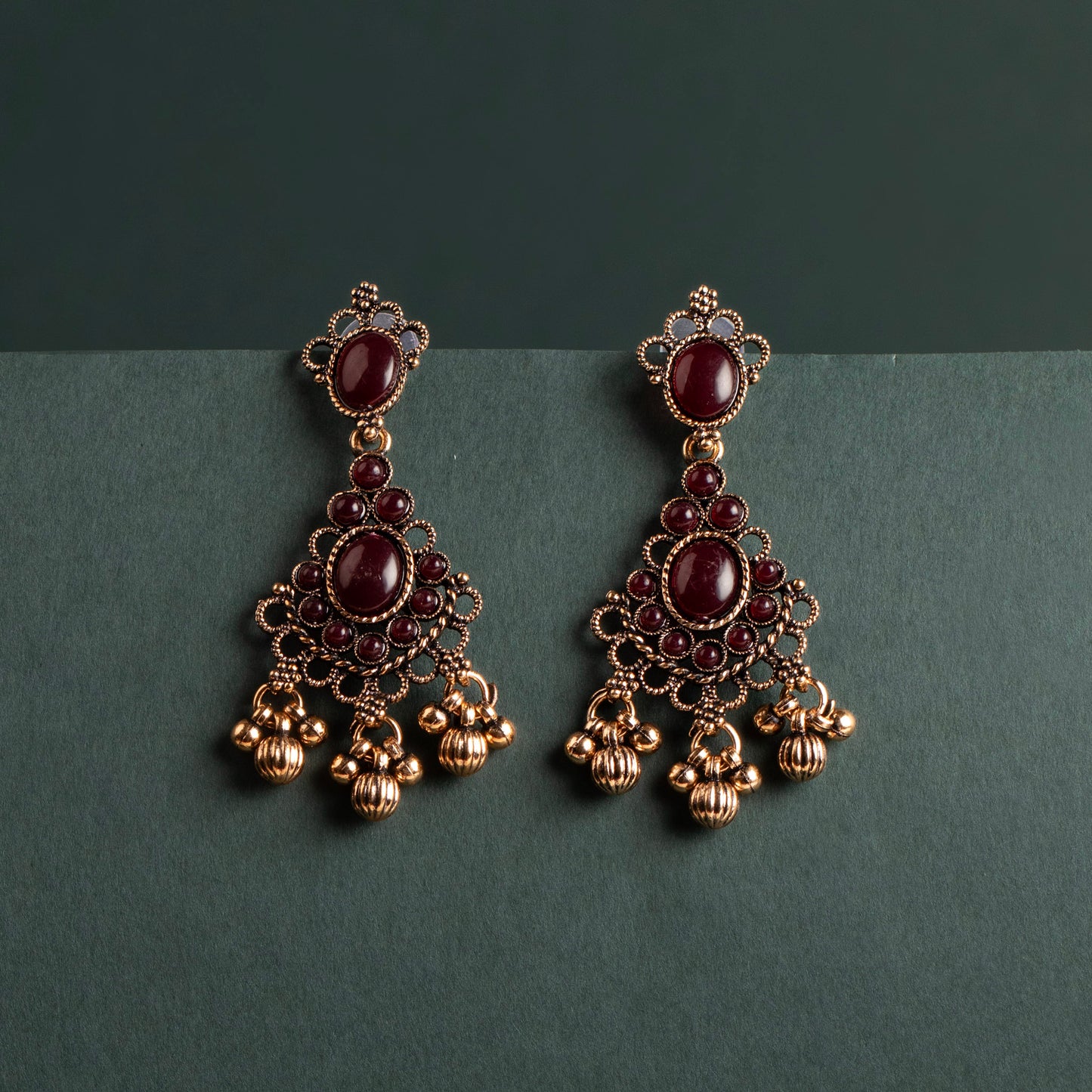 Oxidised Earrings E441