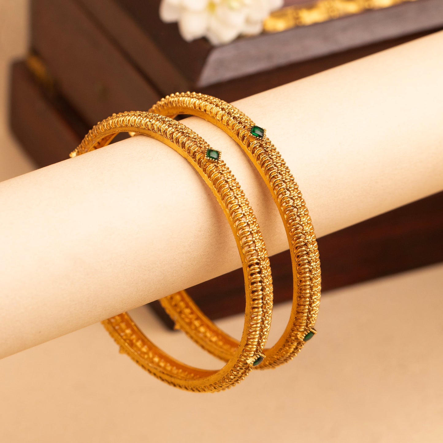 Antique Bangle B312( 2 piece)