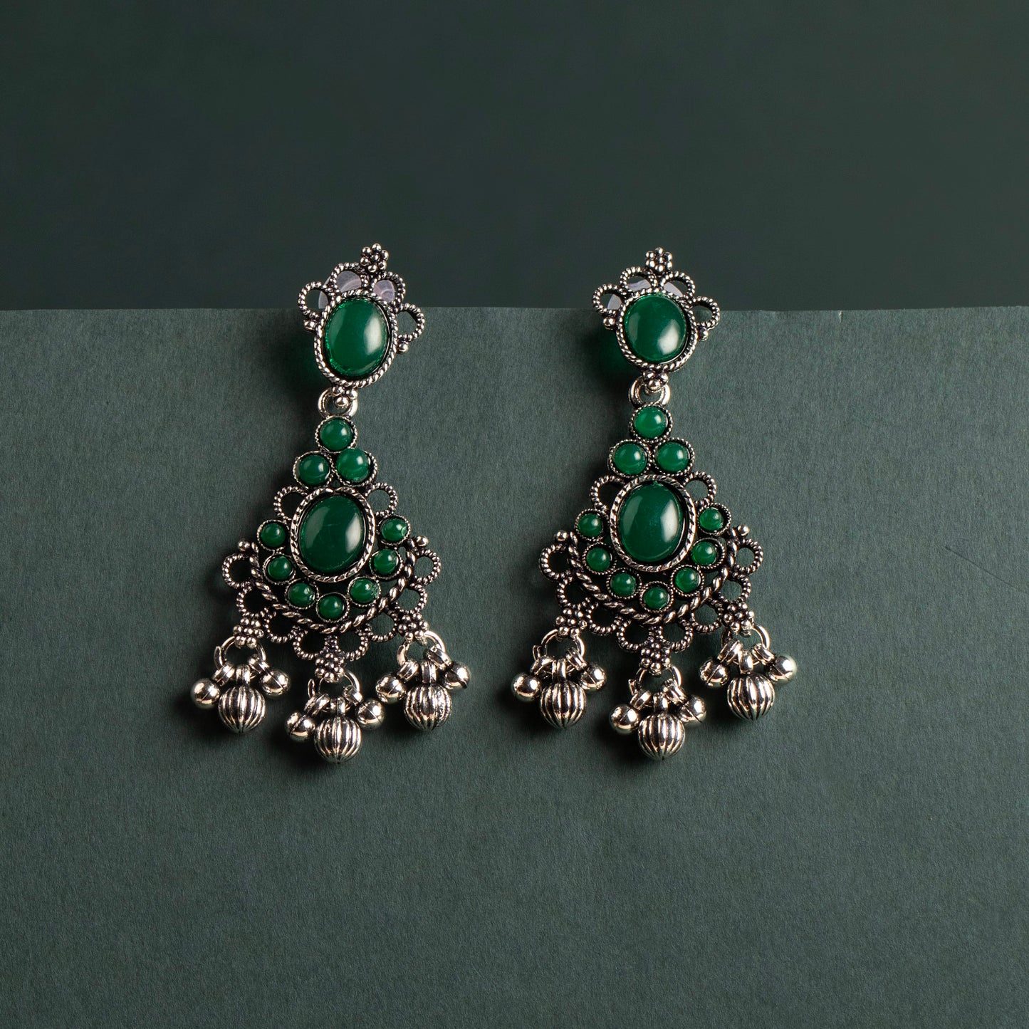 Oxidised Earrings E441