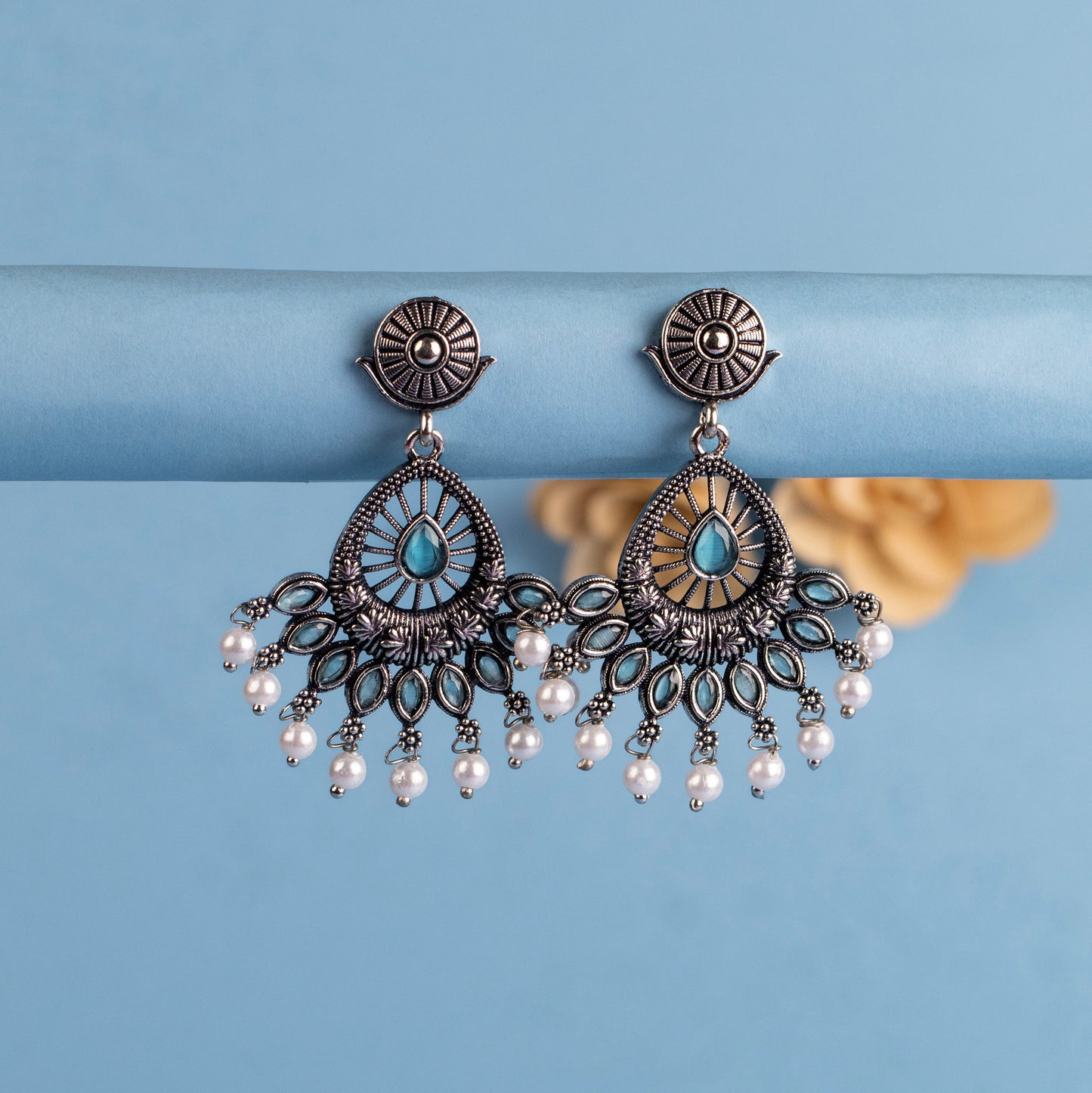 Oxidised Earrings E581