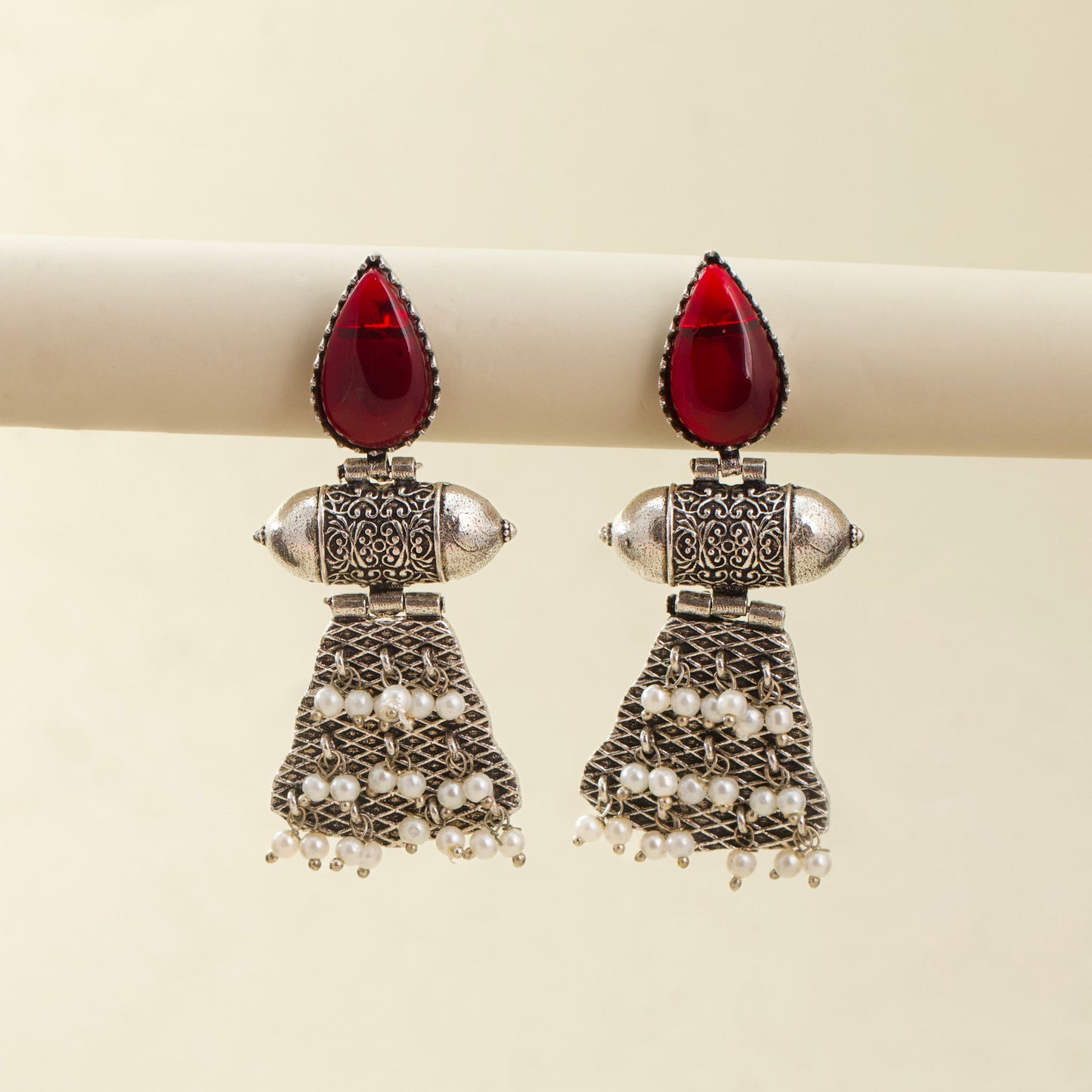 Oxidised Earrings E204