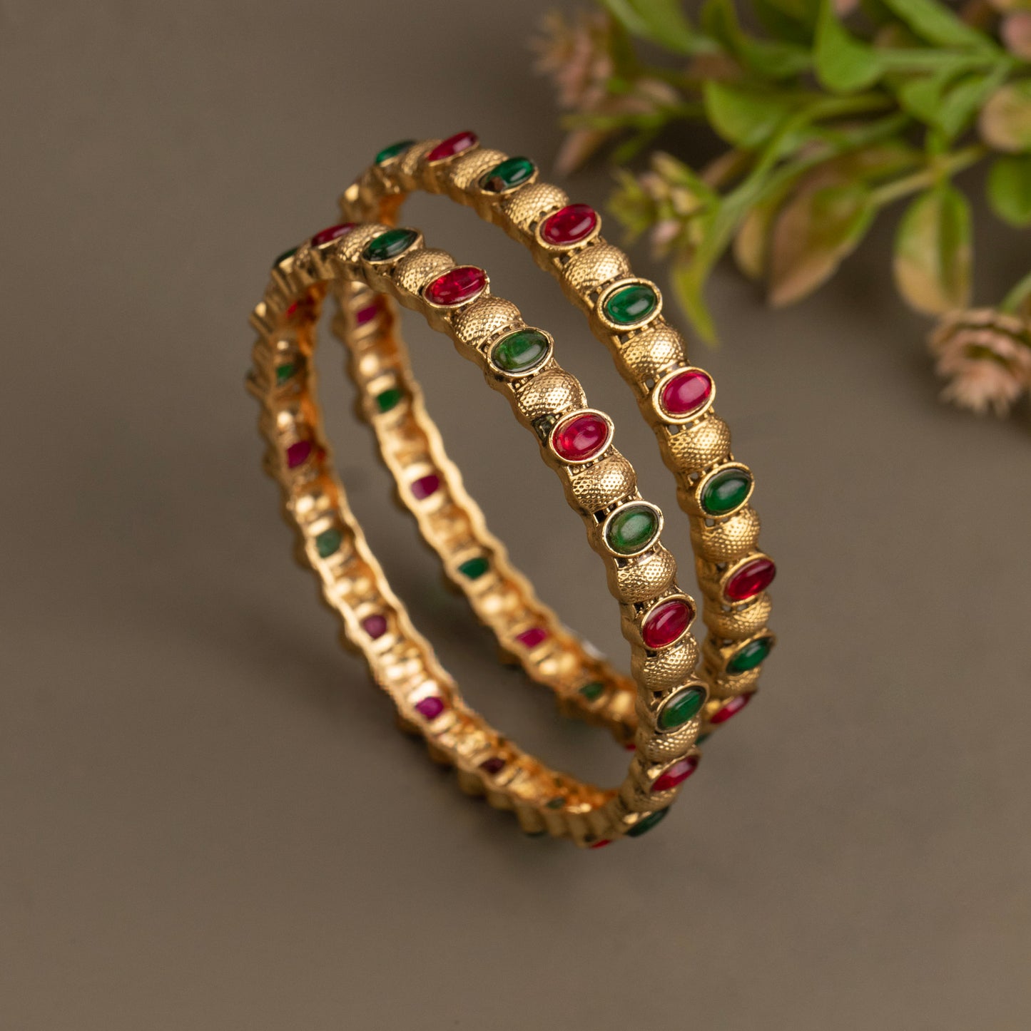Antique Bangle B482(2 Piece)