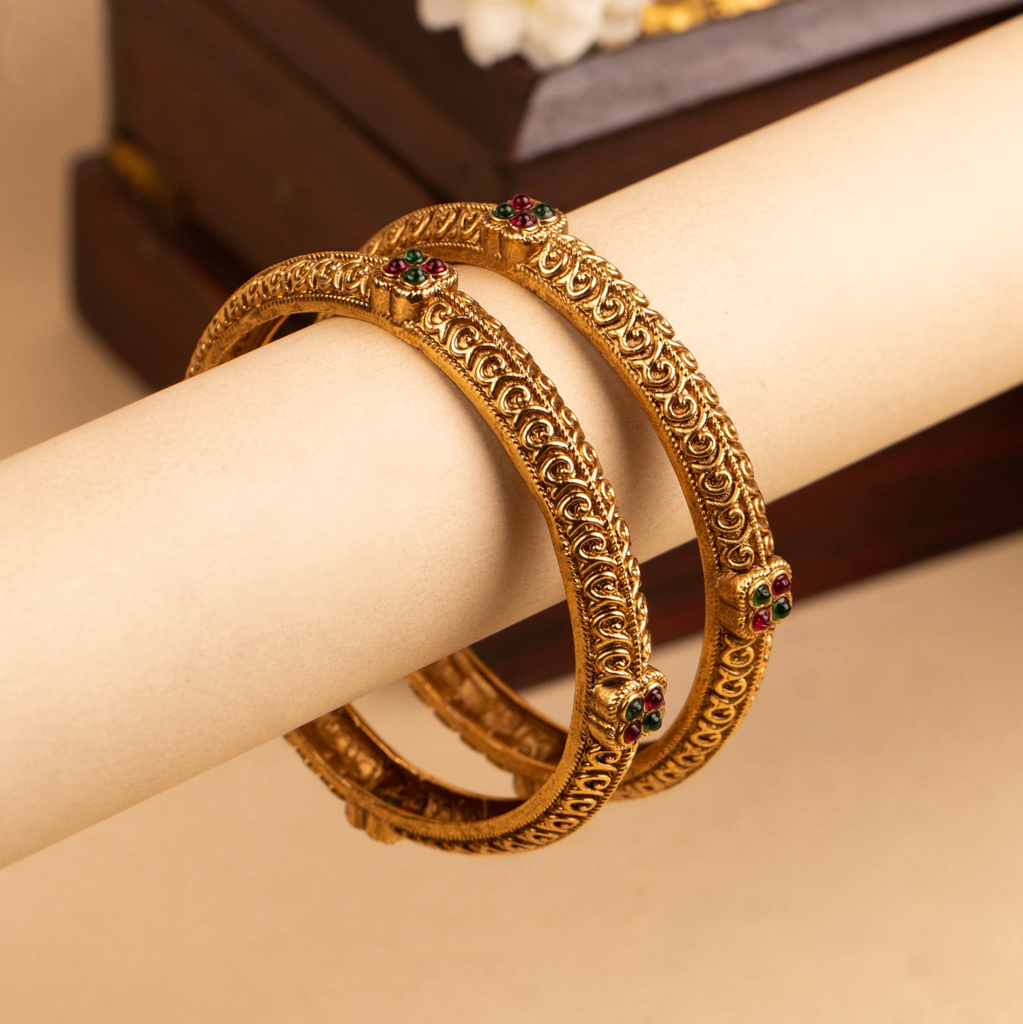 Antique Bangle B307( 2 piece)