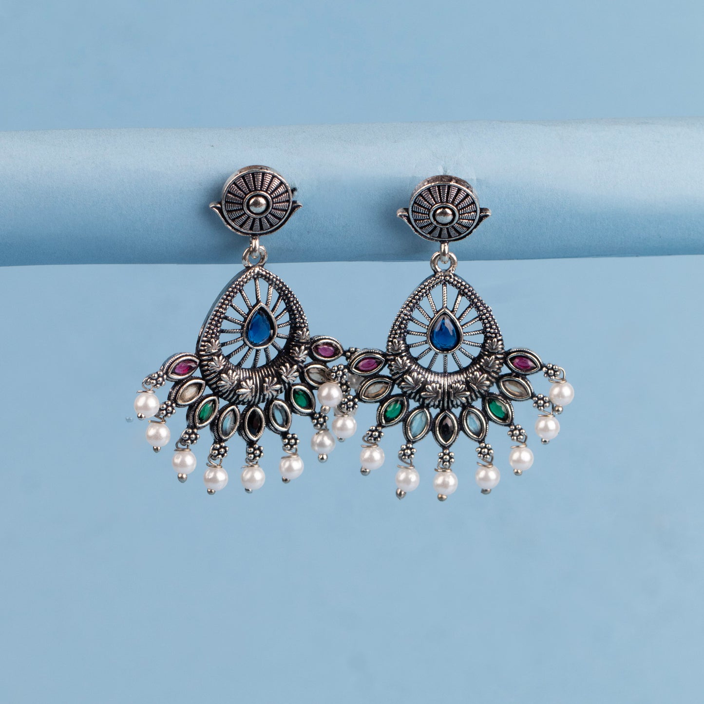 Oxidised Earrings E581