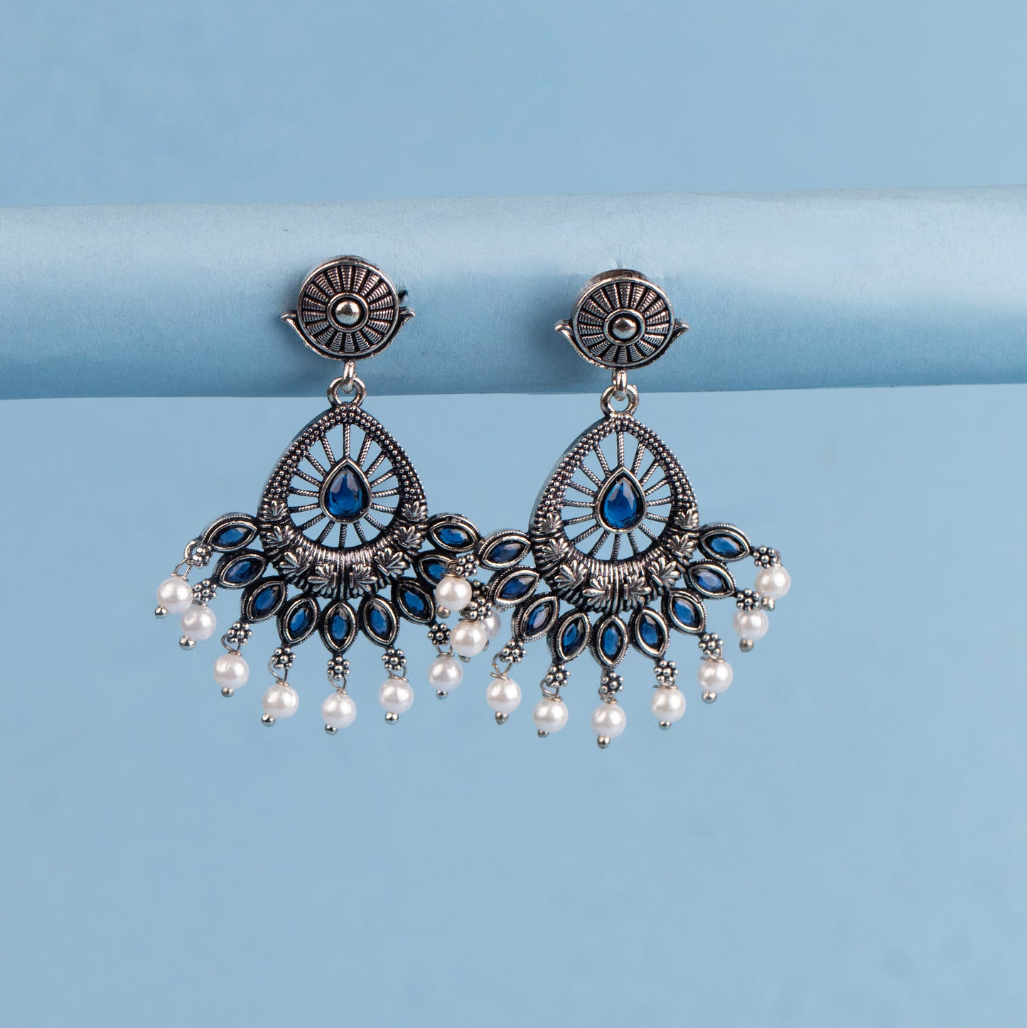 Oxidised Earrings E581
