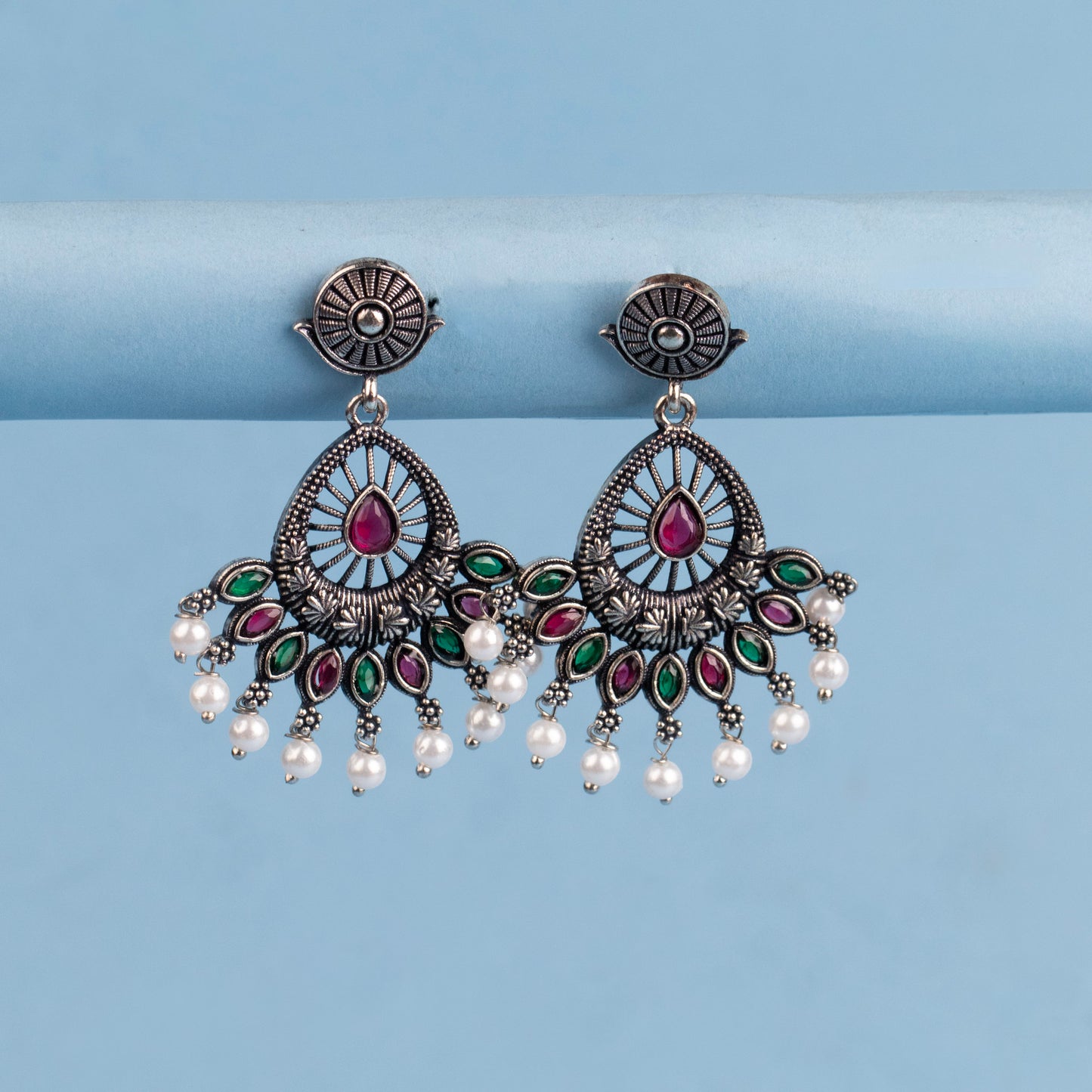 Oxidised Earrings E581