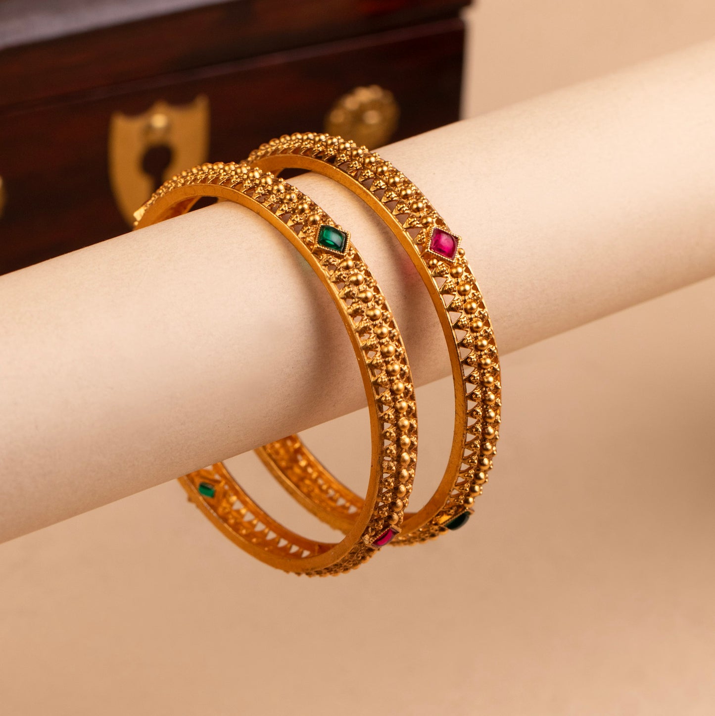 Antique Bangle B332( 2 piece)