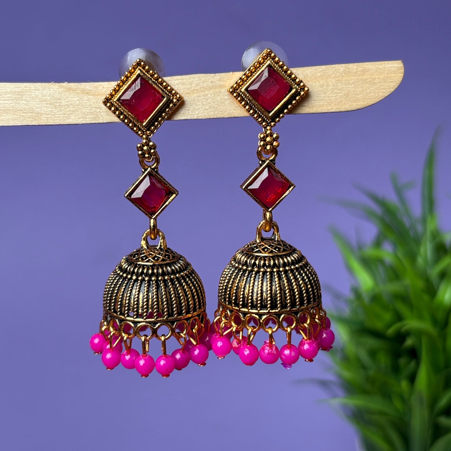 Oxidised Earrings E138