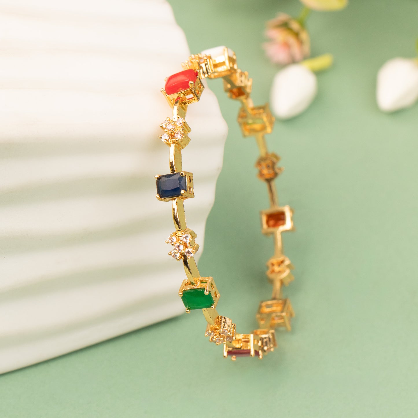 Gold Plated Bangle B611