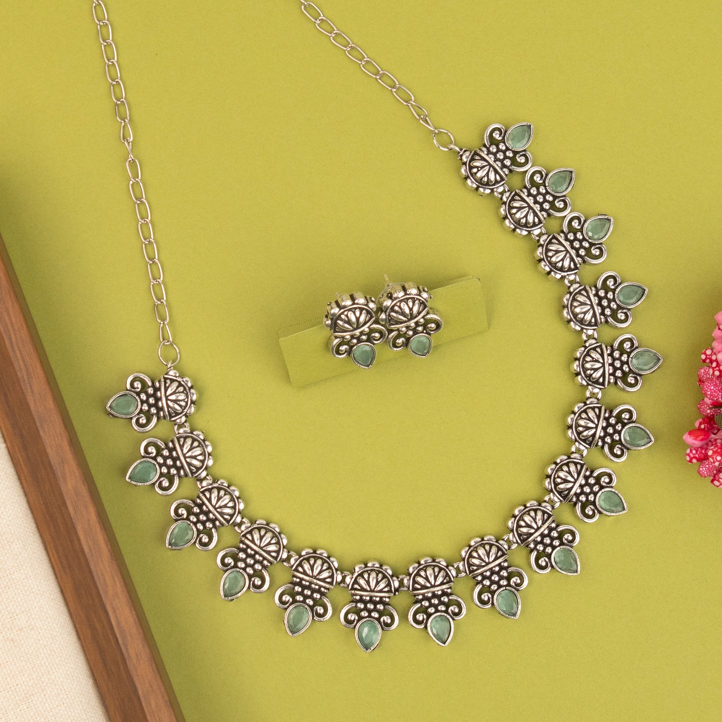 Oxidised Necklace 1481