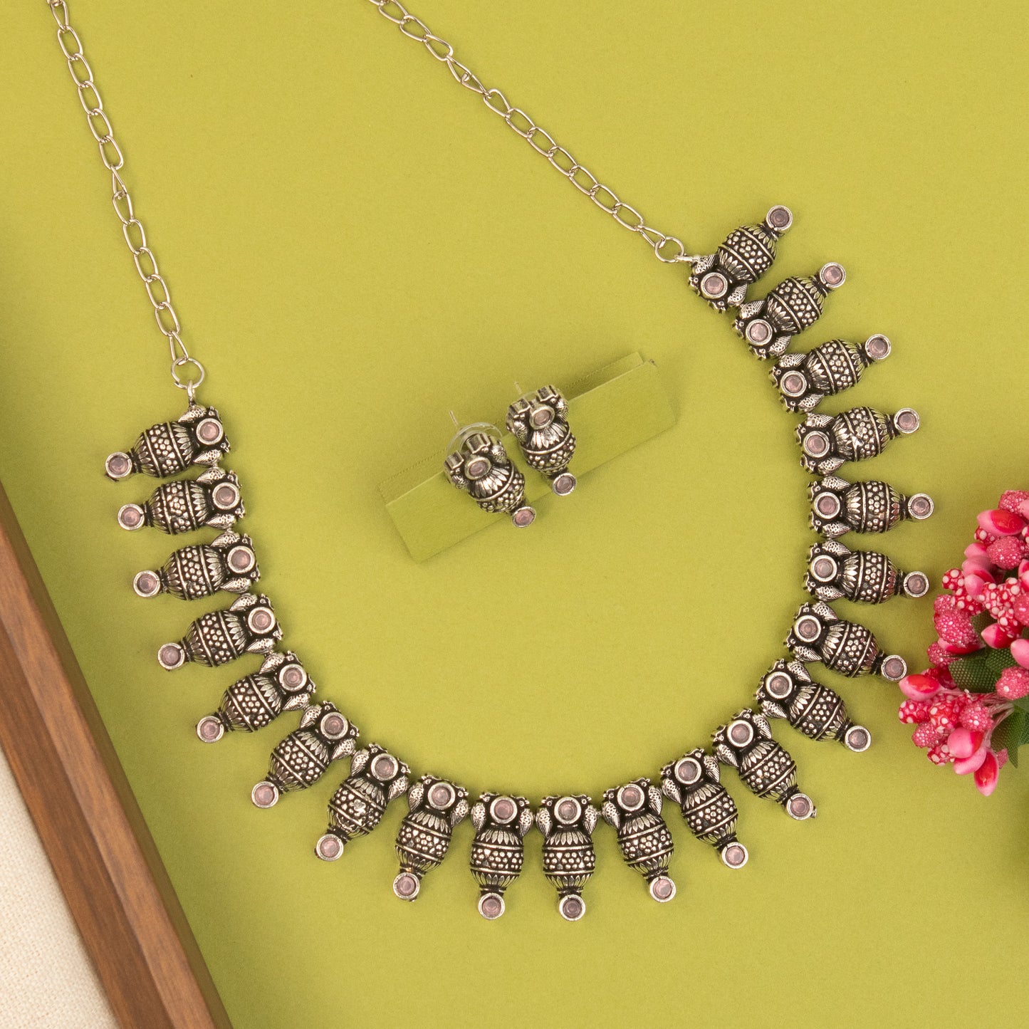 Oxidised Necklace N1483