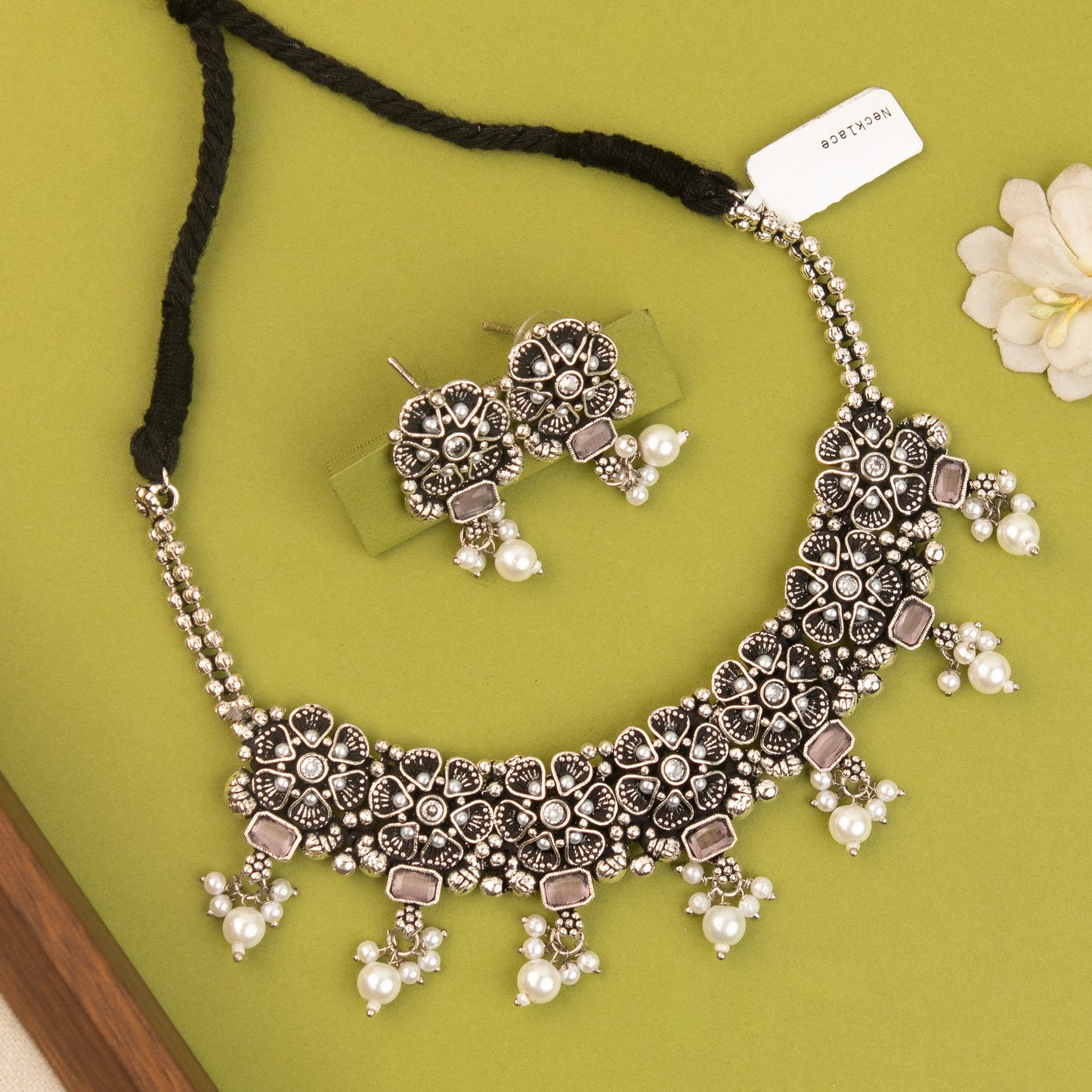 Oxidised Necklace 1480
