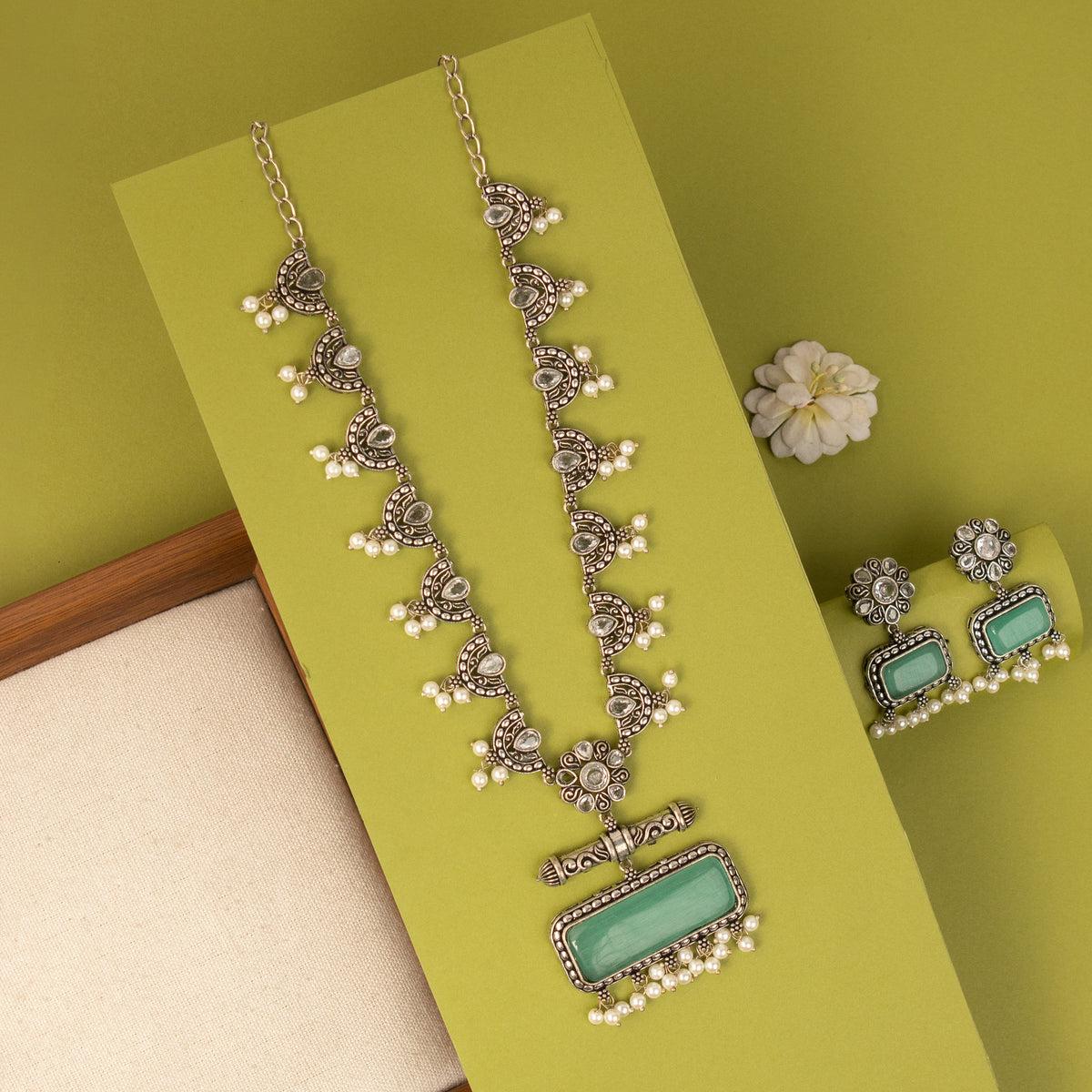 Oxidised Necklace N1628