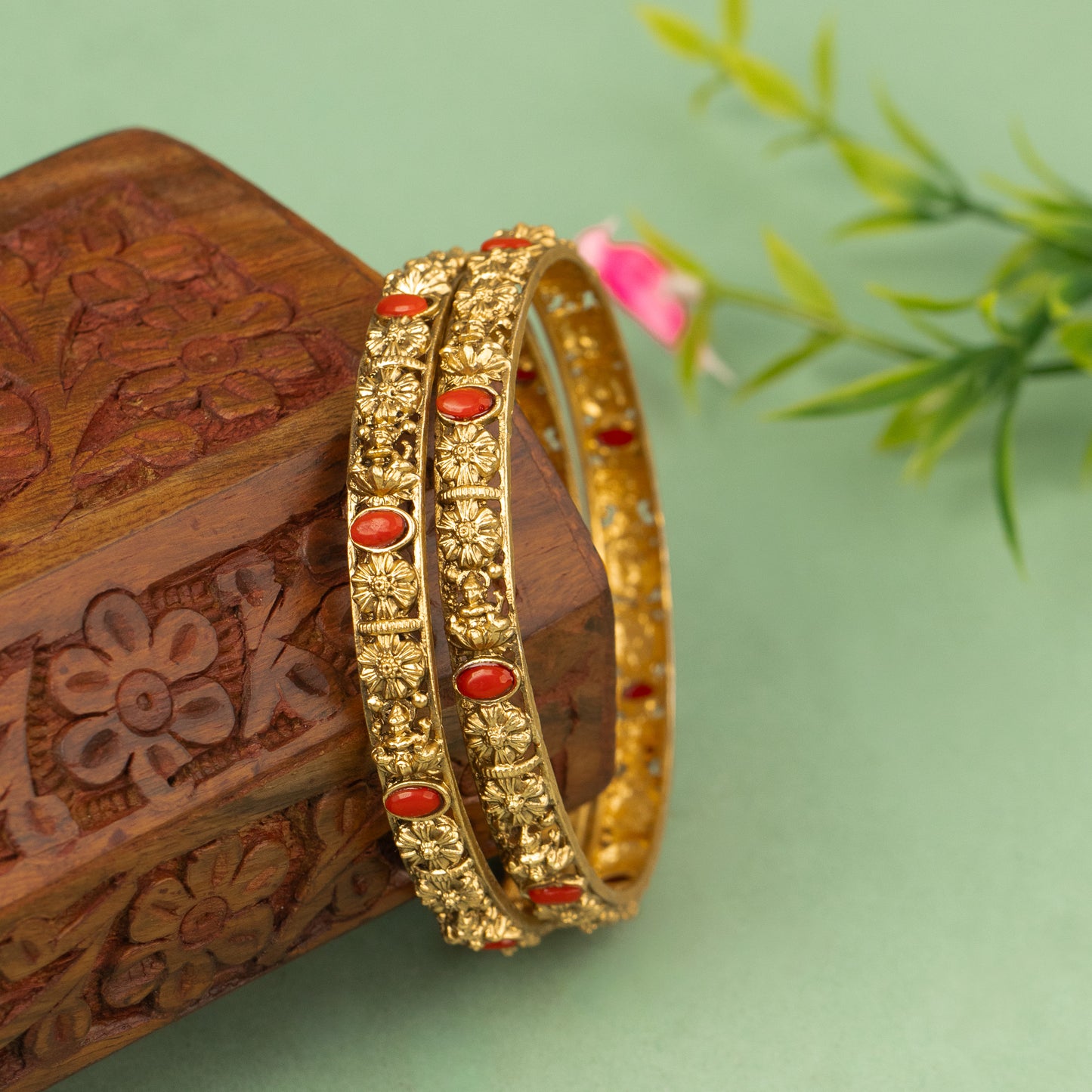 Antique Bangle B39(2 Piece)