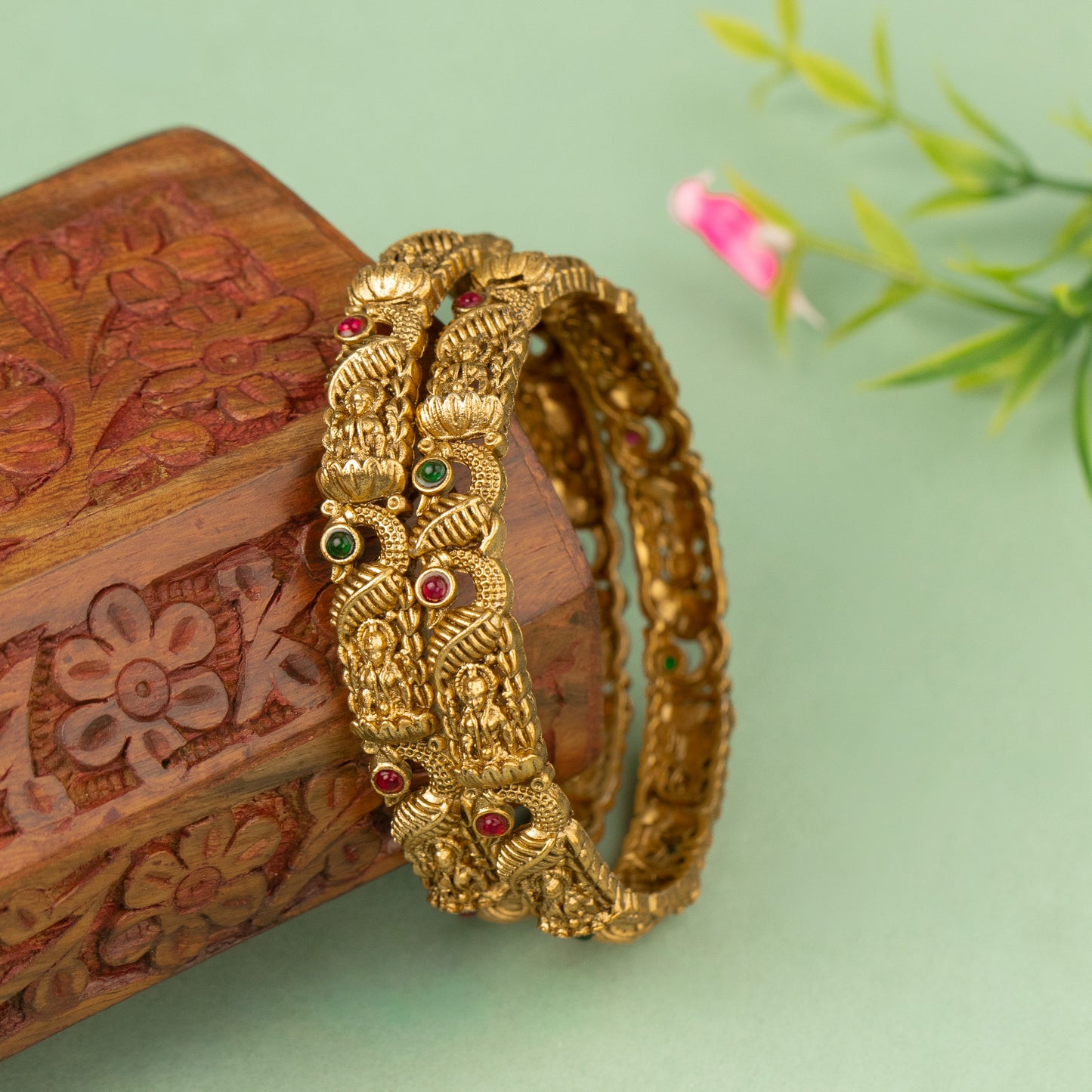 Antique Bangle B72(2 Piece)