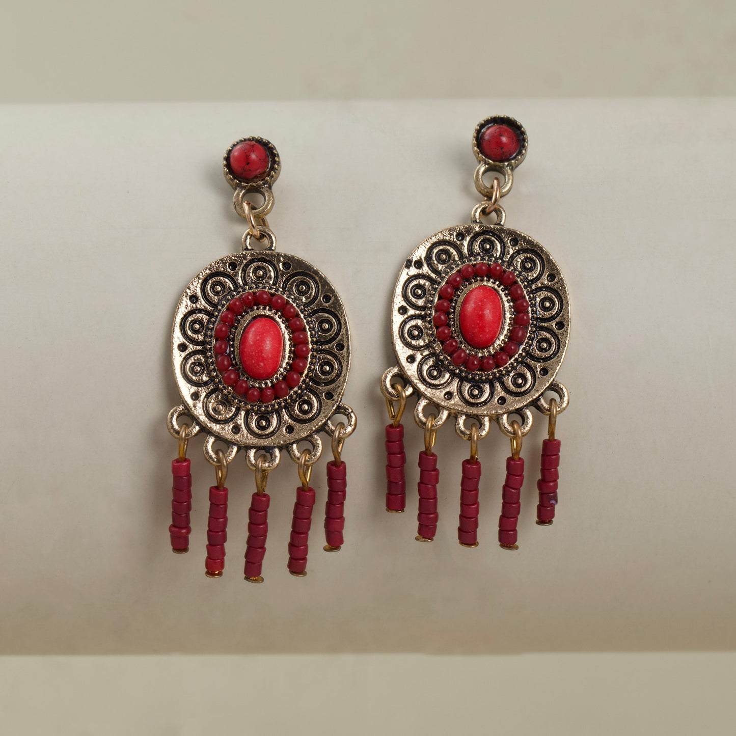 Oxidised Earrings E89