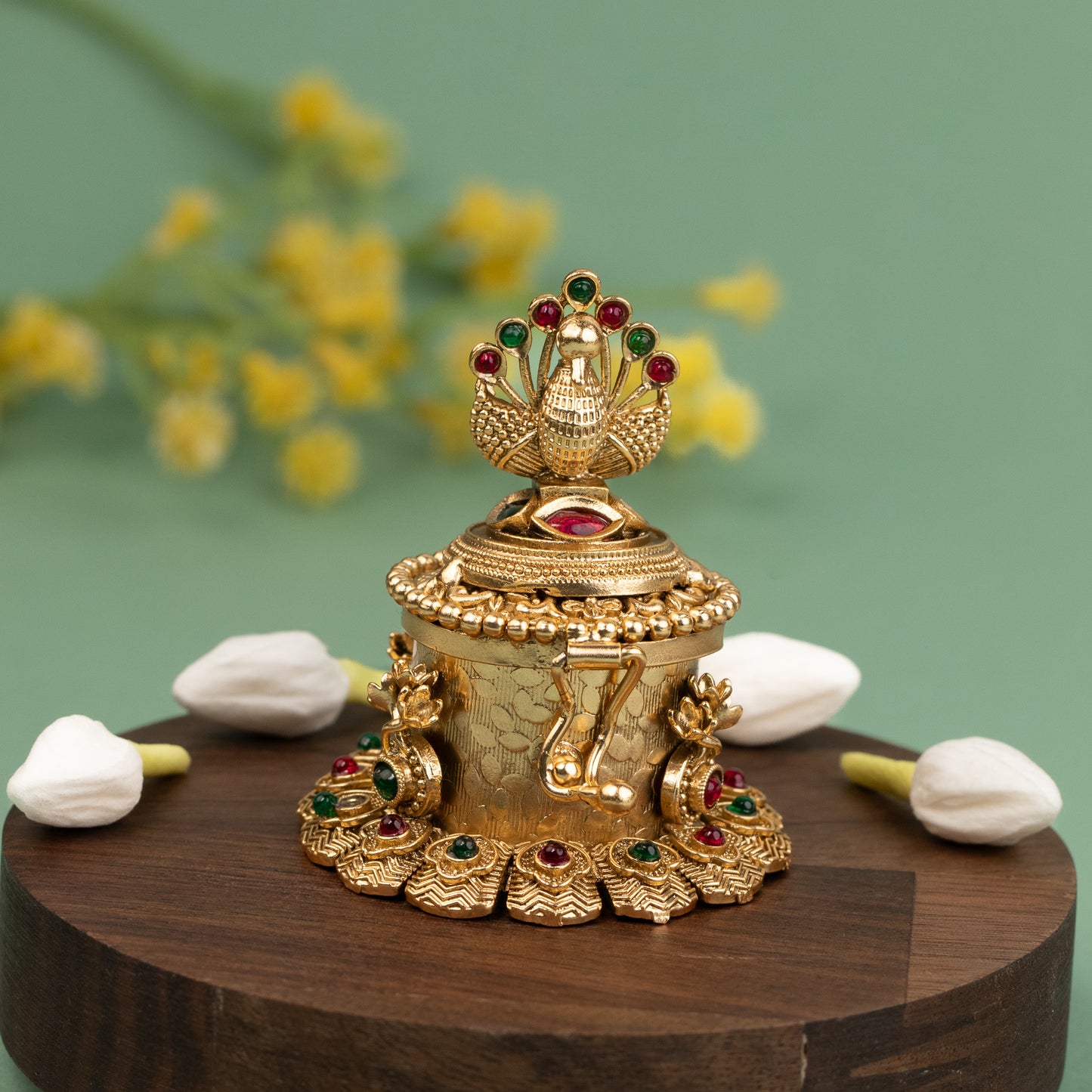 Antique Kumkum box KB10
