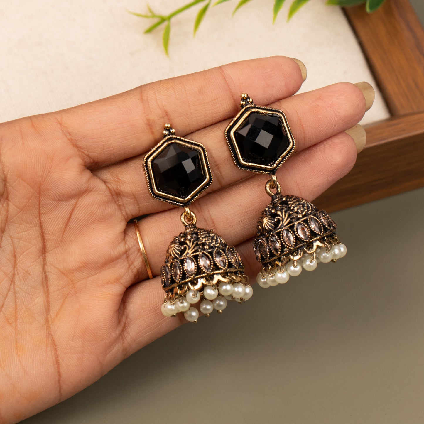 Fancy Jumkha Earrings E1232