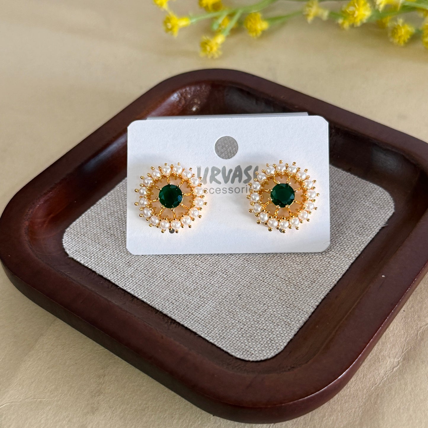 Navaratna Stud Earrings E300