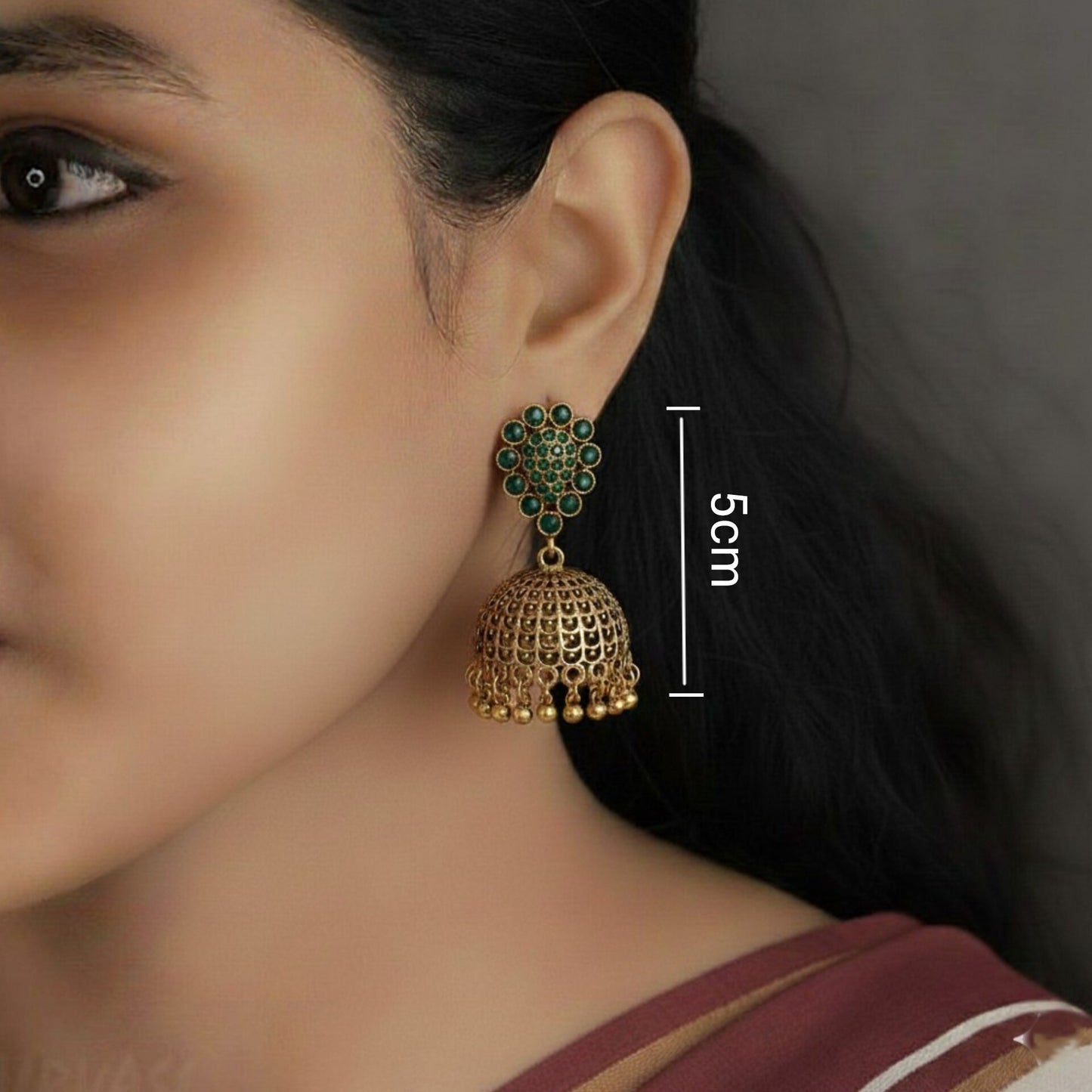 Oxidised Earrings E401