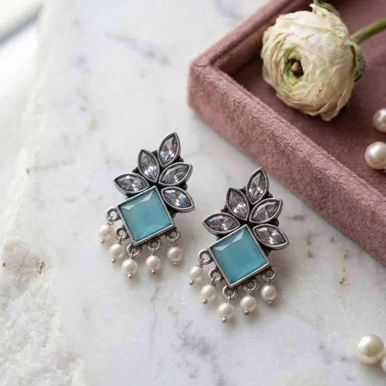 Oxidised Earrings E1269