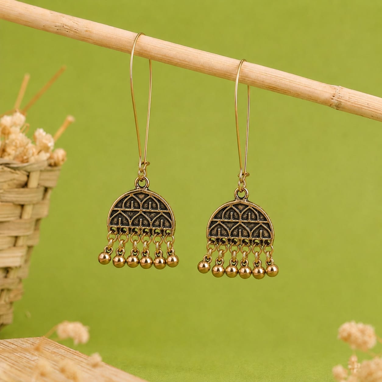 Long Hook Closure Hanging Earrings E1288