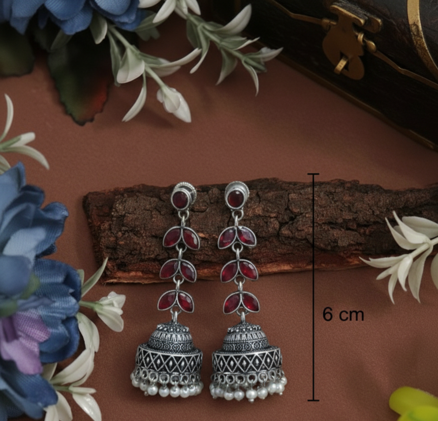 Oxidised Earrings E167