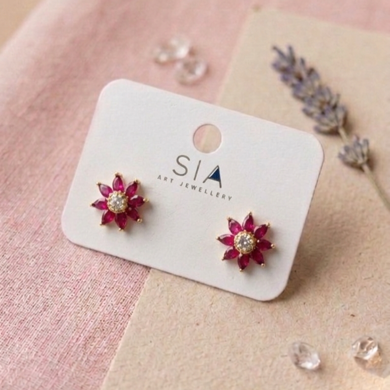 Navaratna Stud Earrings E1078
