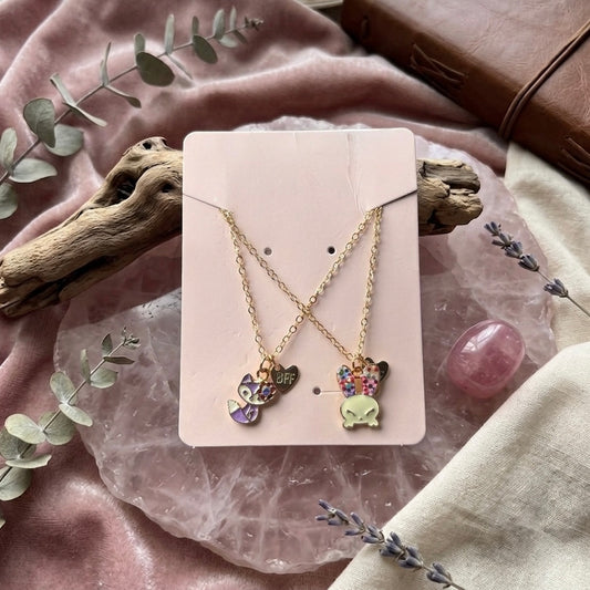 Simple chain SC324 [Set of 2 Kids Charm Chain]