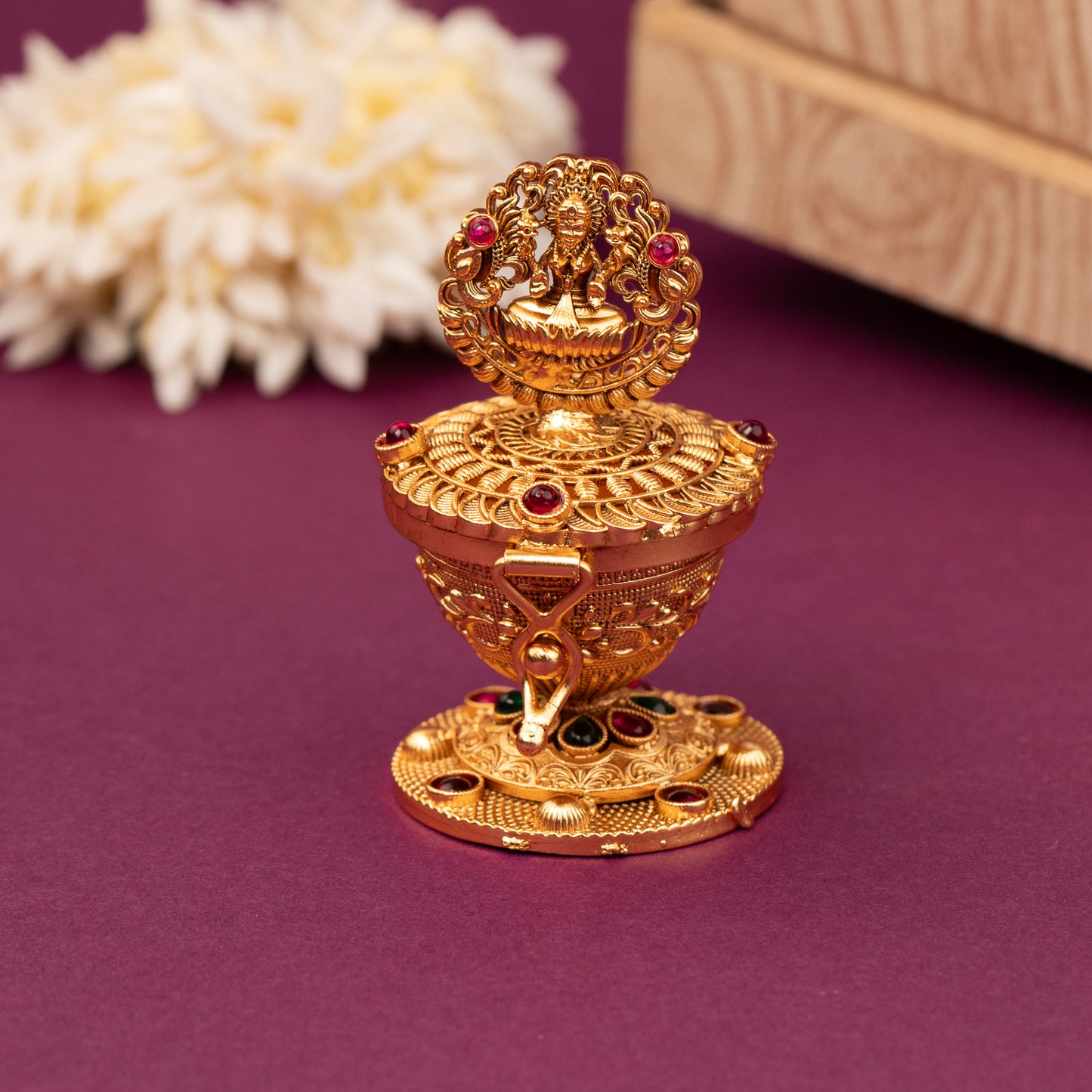 Premium Antique Kumkum box KB20