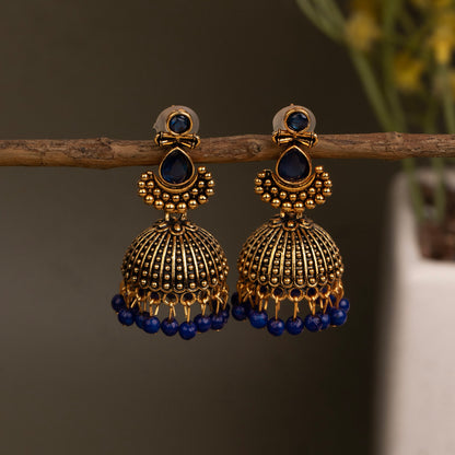 Oxidised Earrings E254