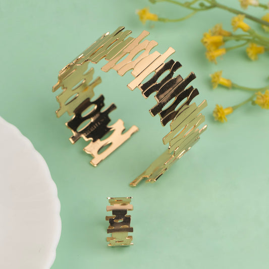 Cuff Bangle B502[Ring Combo Set]