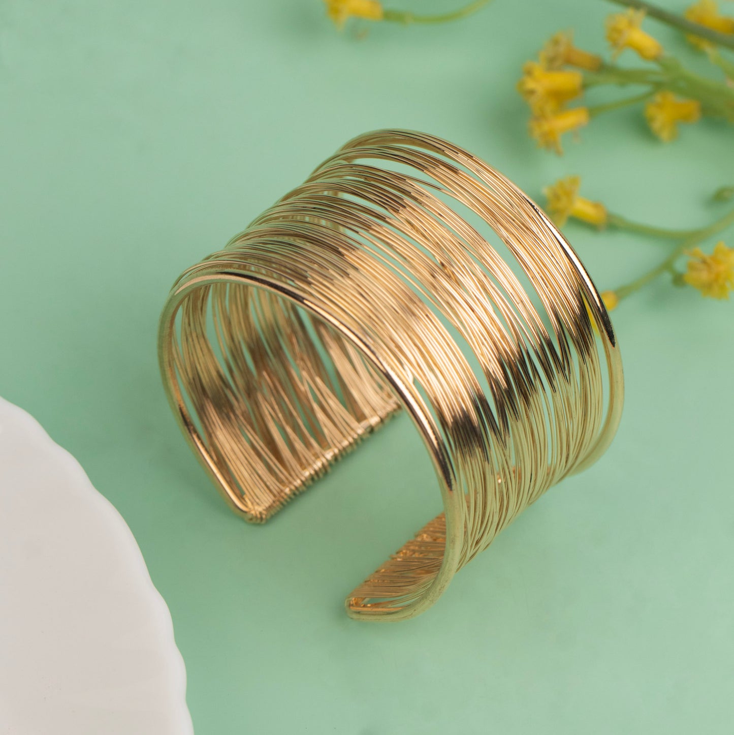 Cuff Bangle B510[Anti Tarnished]