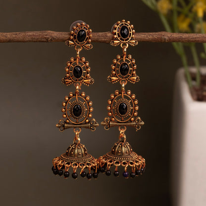 Oxidised Earrings E273