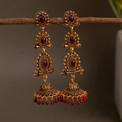 Oxidised Earrings E273