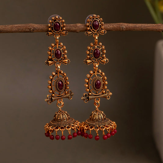 Oxidised Earrings E273