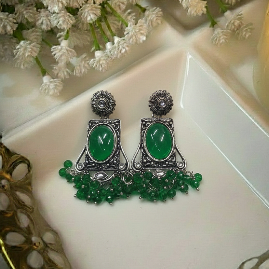 Oxidised Earrings E801