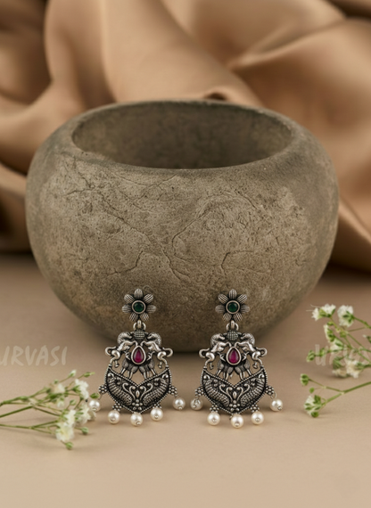 Oxidised Earrings E833
