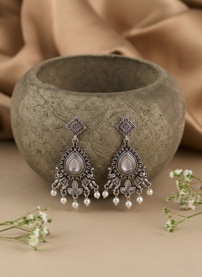 Oxidised Earrings E832