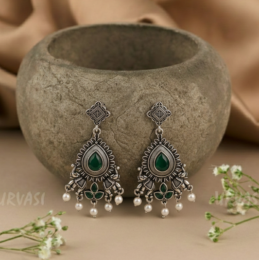 Oxidised Earrings E832