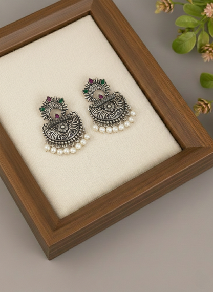 Oxidised Earrings E831