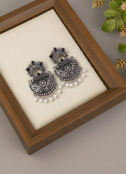 Oxidised Earrings E831