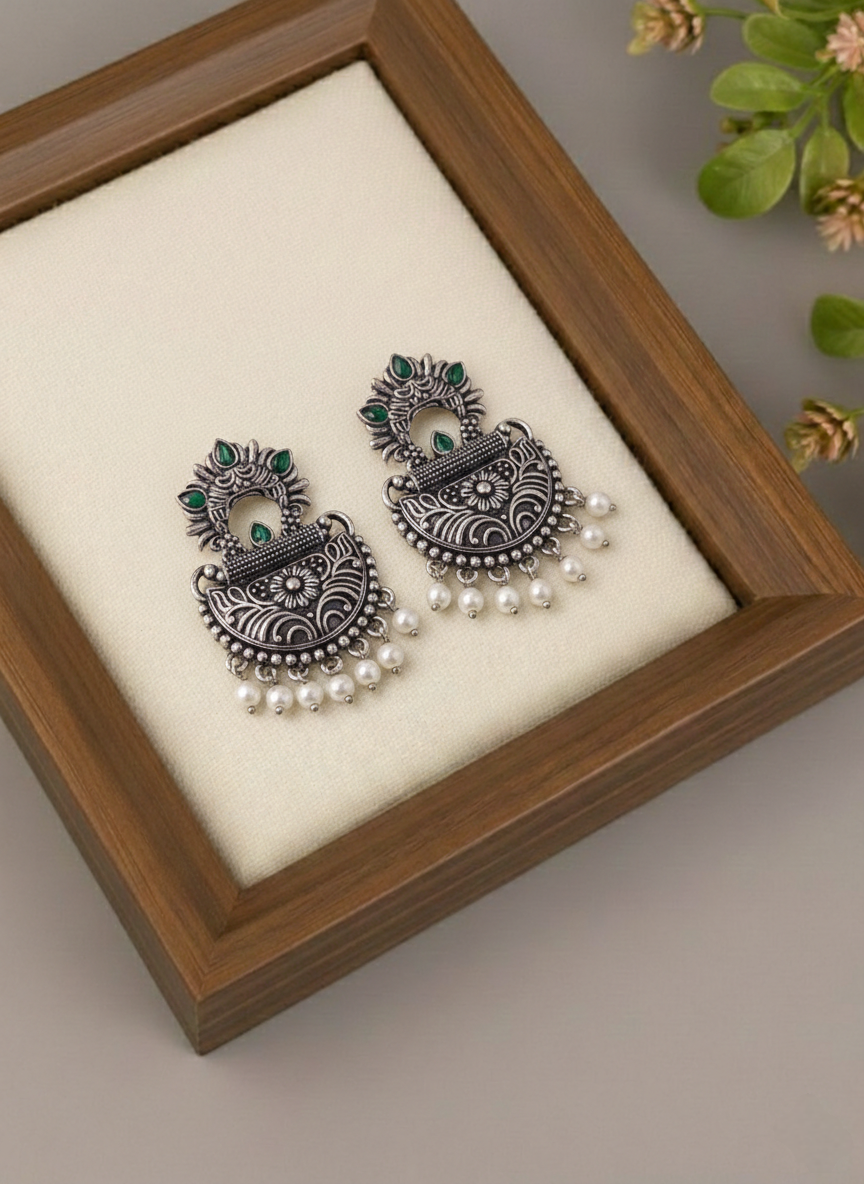 Oxidised Earrings E831