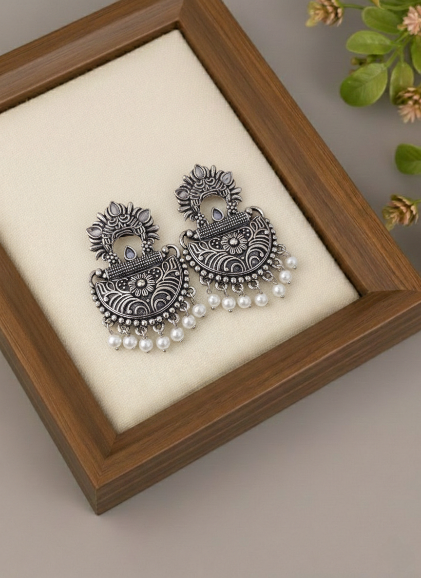 Oxidised Earrings E831