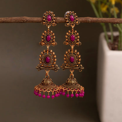 Oxidised Earrings E273