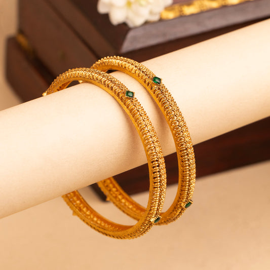 Antique Bangle B312( 2 piece)