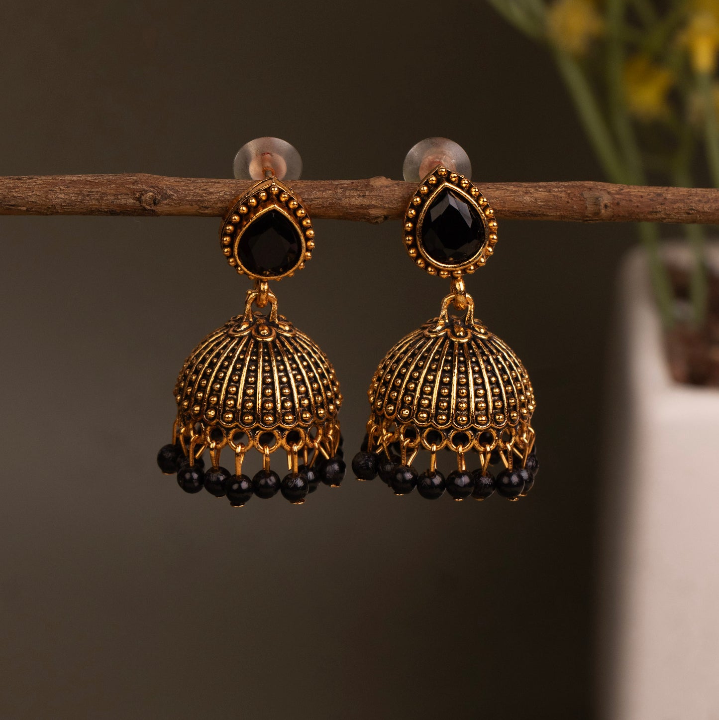 Oxidised Earrings E253