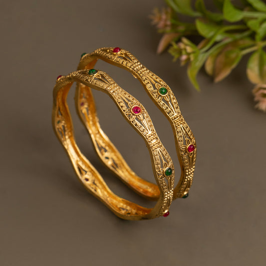 Antique Bangle B483(2 Piece)