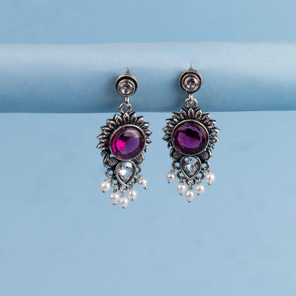 Oxidised Earrings E015