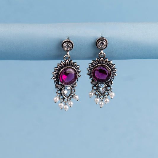 Oxidised Earrings E015